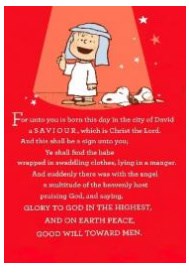 Boxed Card-Christmas-Peanuts For Unto You (Box Of 16)