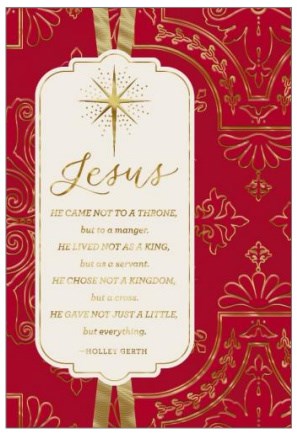 Boxed Card-Christmas-Jesus/Holley Gerth (Box Of 16)
