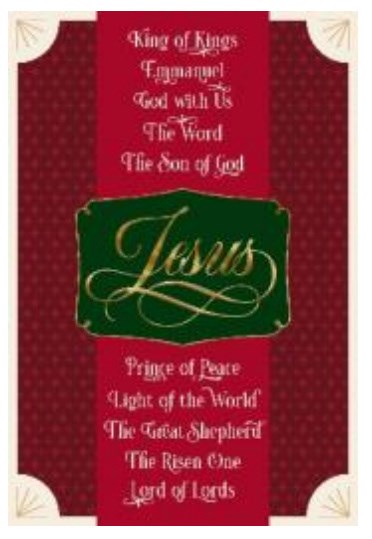 Boxed Card-Christmas-Names Of Jesus (Box Of 16)