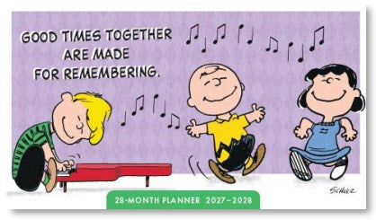 2027 Peanuts 28-Month Planner