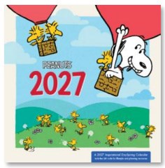 2027 Mini Wall Calendar-Peanuts