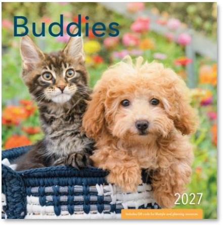 2027 Wall Calendar-Buddies