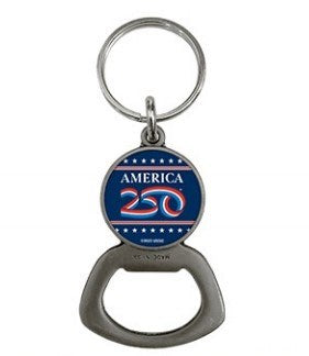 Keychain-America 250th Birthday w/Bottle Opener (1.25" x 3.75")