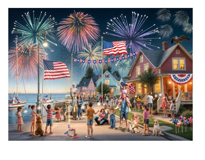Jigsaw Puzzle-4th of July (1000 Pieces)