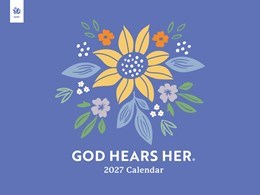 Calendar-2027-God Hears Her Wall (10.75" x 12")