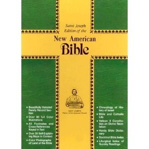 NABRE St. Joseph Edition Personal Size Bible-Burgundy Imitation Leather