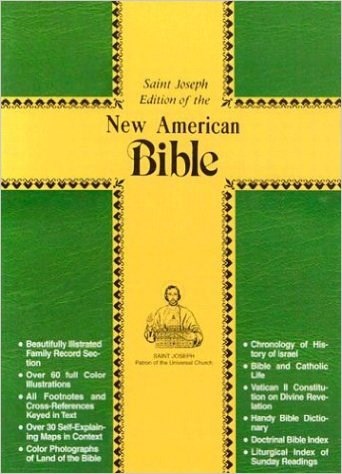 NABRE St. Joseph Edition Personal Size Bible-Brown Imitation Leather