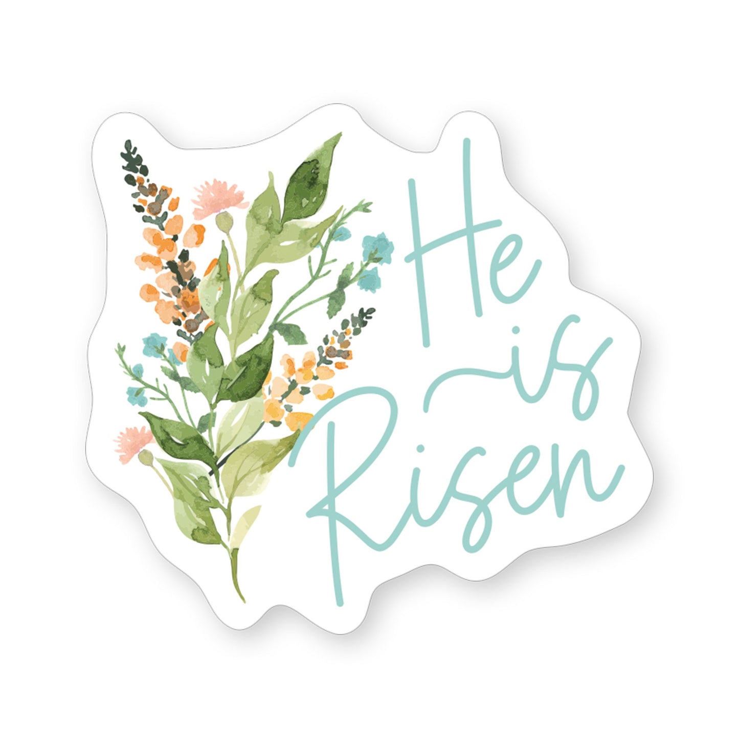 Sticker-He Is Risen Bouquet (2.5"" x 3.5"")