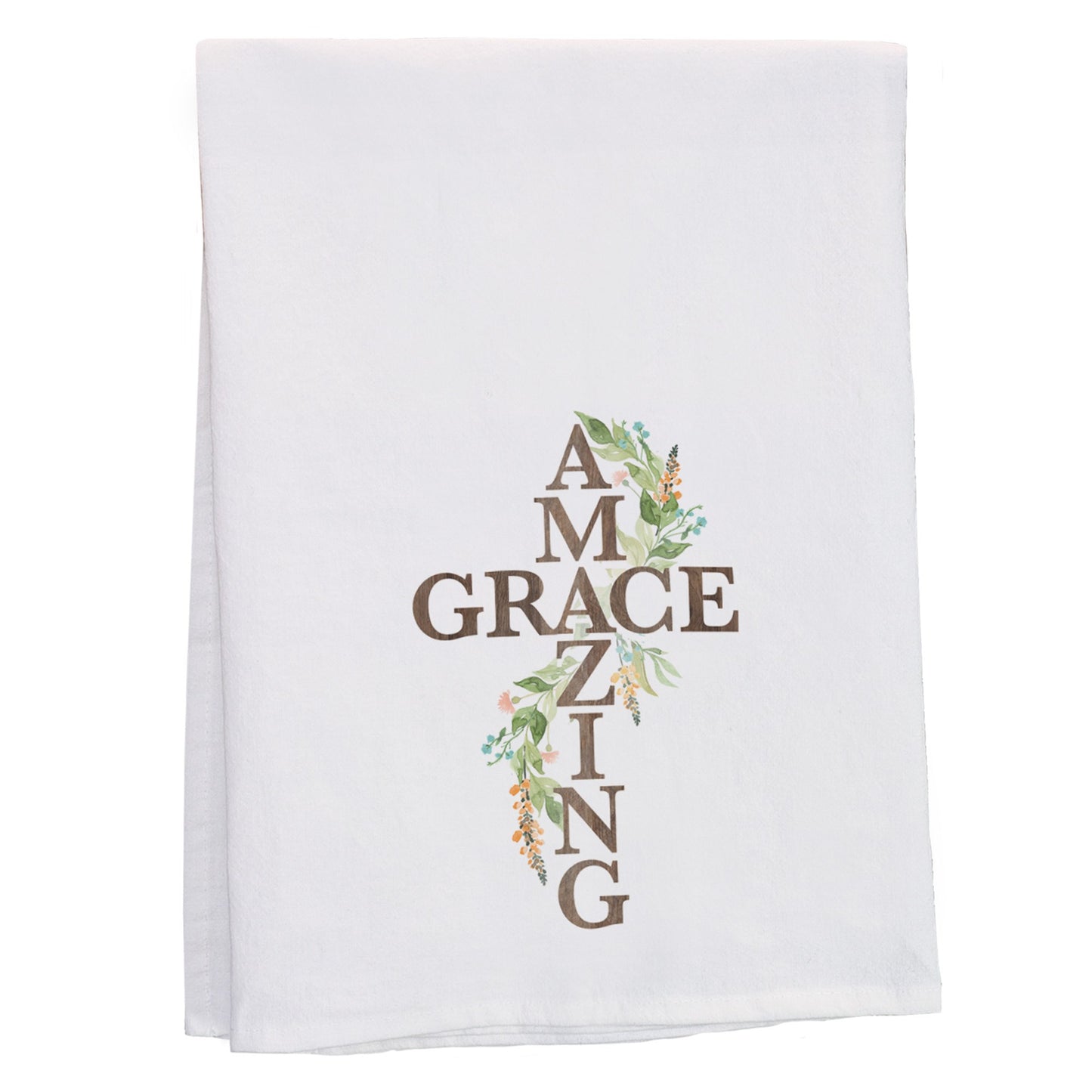 Tea Towel-Amazing Grace Cross (29"" x 29"")