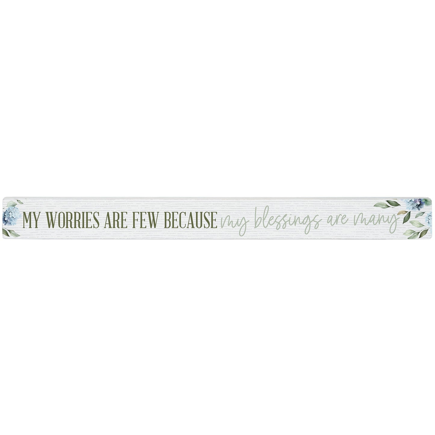 Talking Stick-Worries Few Blessings (16"" x 1.5"")
