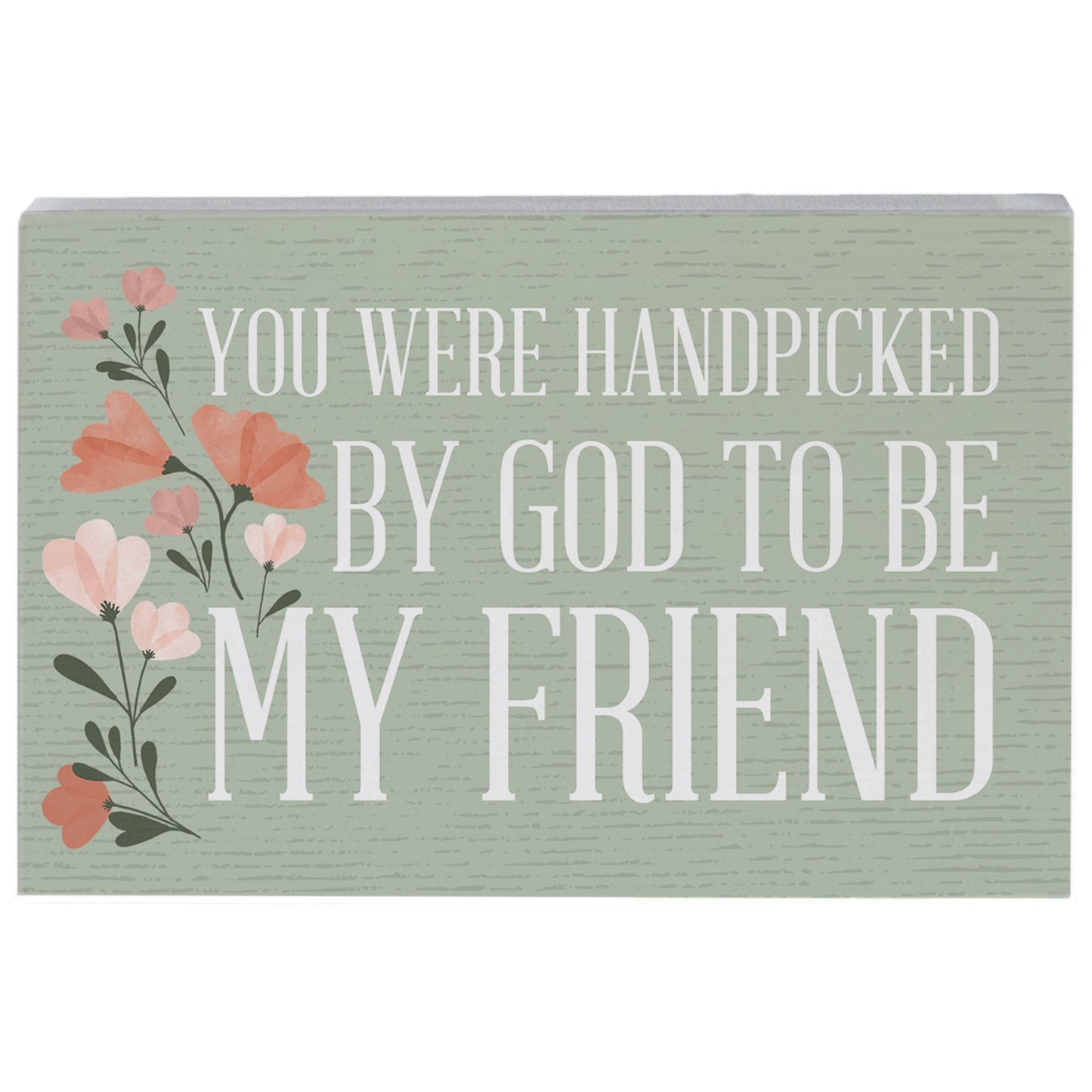 Small Talk Rectangle-Handpicked God Friend (3.5"" x 5.25"")