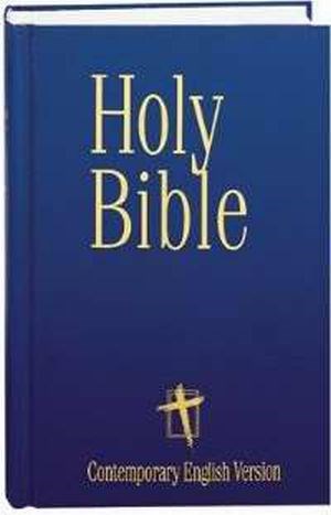 CEV Easy Reading Bible/Large Print-Blue Hardcover