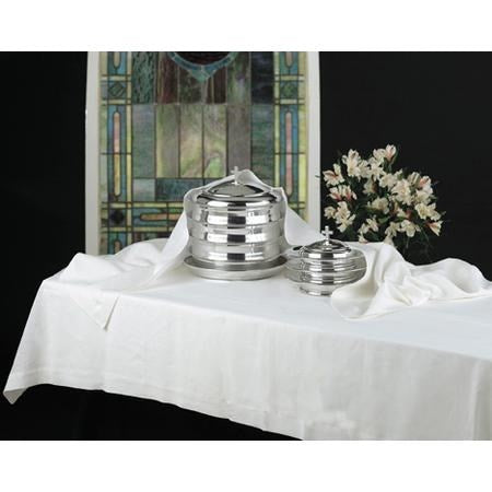 Communion-Element Cover-Polyester/Rayon White-(49" x 72")