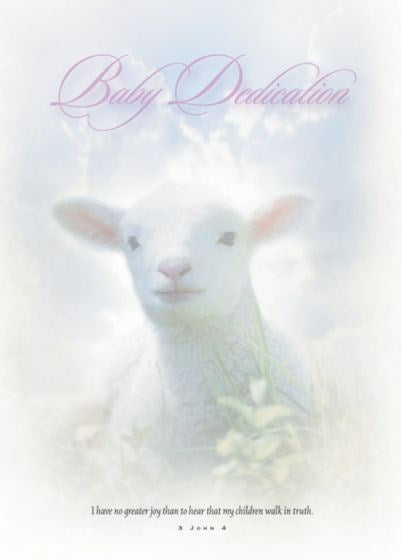 Certificate-Baby Dedication (3 John 4) (Full Color Premimum Stock) (Pack Of 6)