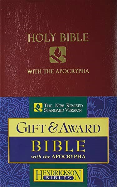 NRSV Gift And Award Bible With Apocrypha-Burgundy Imitation Leather