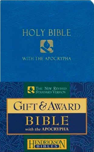 NRSV Gift And Award Bible With Apocrypha-Blue Imitation Leather