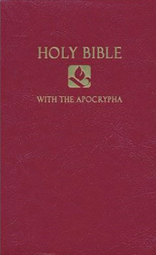 NRSV Pew Bible w/Apocrypha-Burgundy Hardcover
