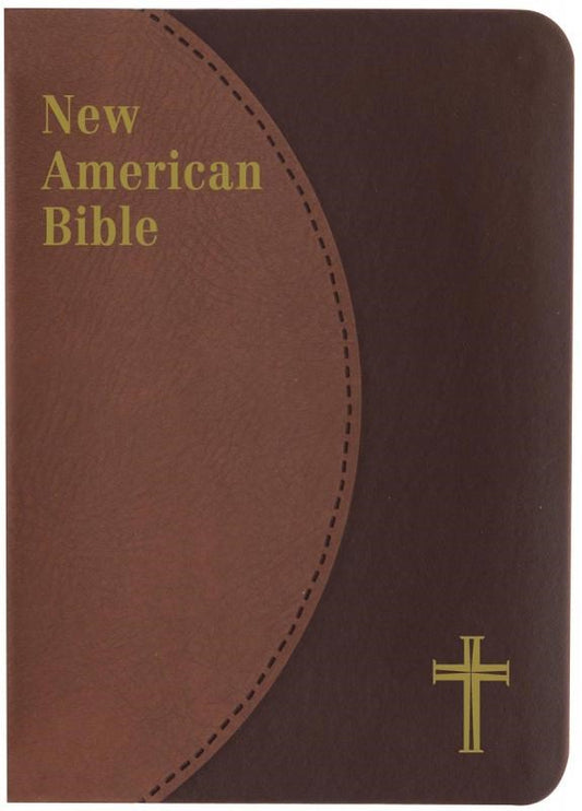NABRE St. Joseph Edition Personal Size Bible-Brown Dura-Lux Imitation Leather