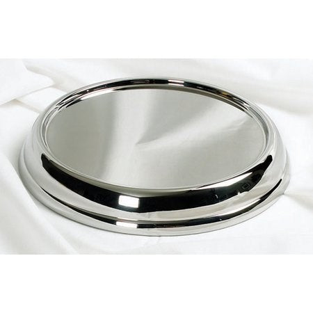 Communion-RemembranceWare-SilverTone-Bread Plate Base-Stacking (Stainless Steel)