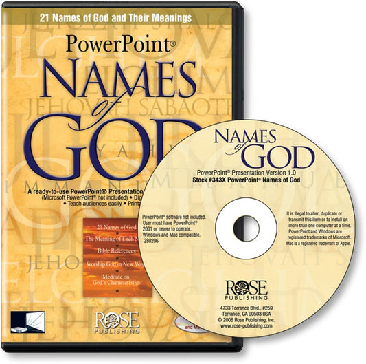 Software-Names Of God-Powerpoint
