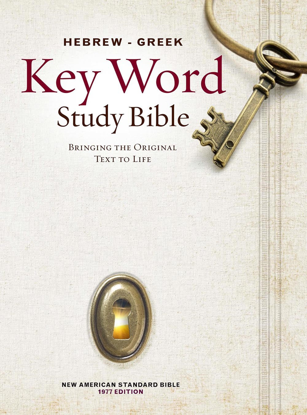 NASB 1977 Hebrew-Greek Key Word Study-Hardcover