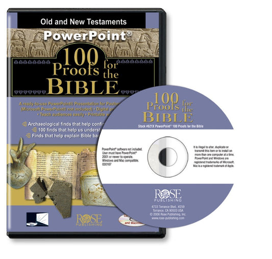 Software-100 Proofs For The Bible-PowerPoint