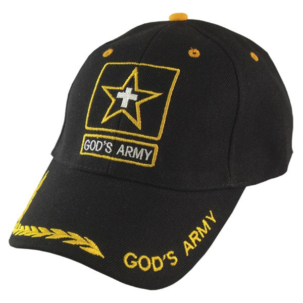 Cap-God's Army-Black/Gold