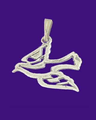 Necklace-Dove Shalom (Sterling Silver)-20" Chain (#9512)