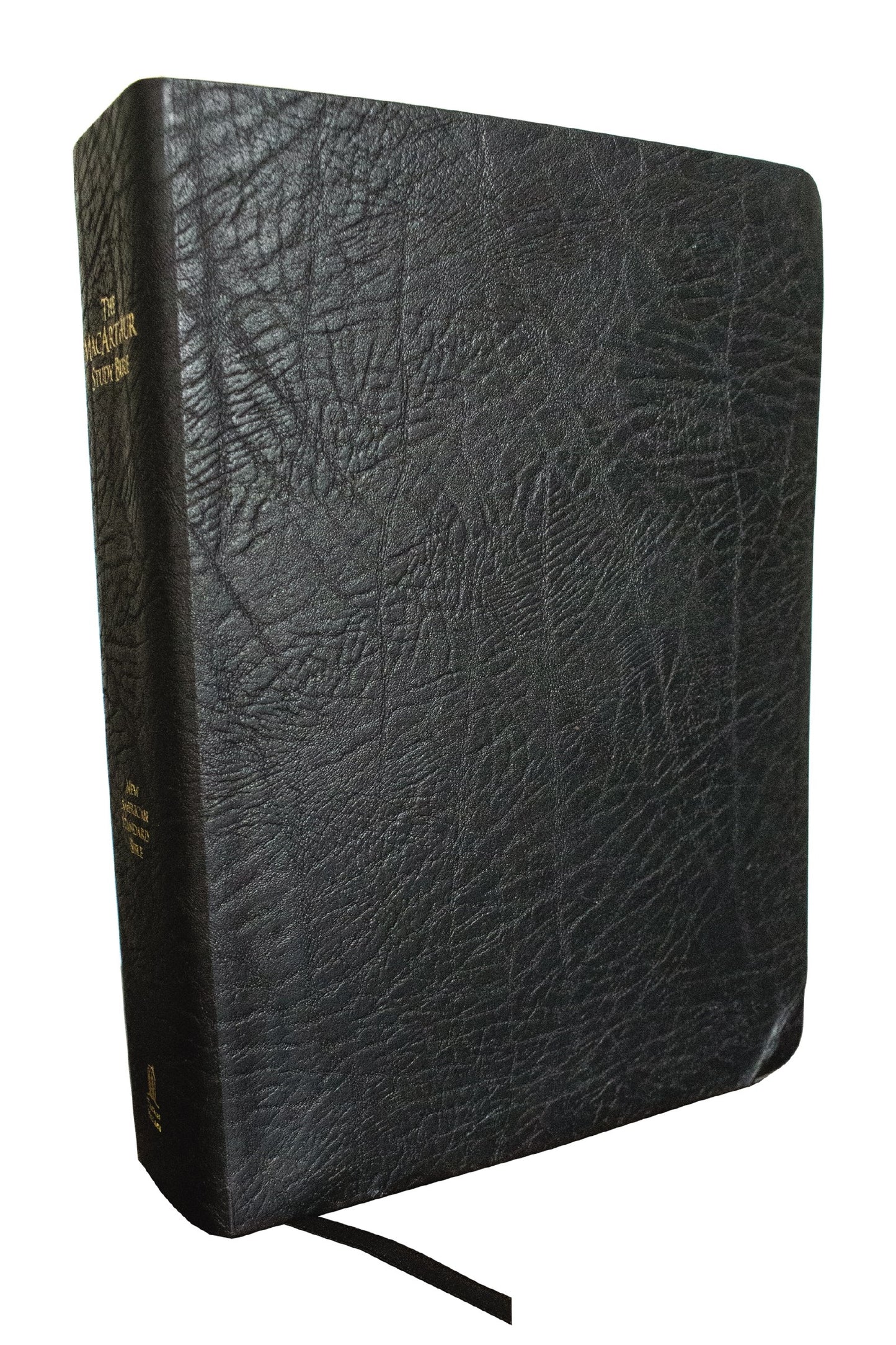 NASB MacArthur Study Bible/Large Print-Black Bonded Leather