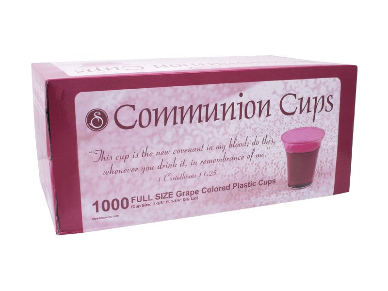 Communion-Cup-Disposable-Grape Color 1-3/8" (Pack Of 1000)