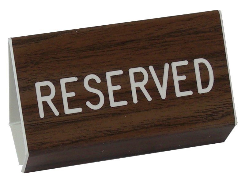 Sign-Reserved Pew (3x4)