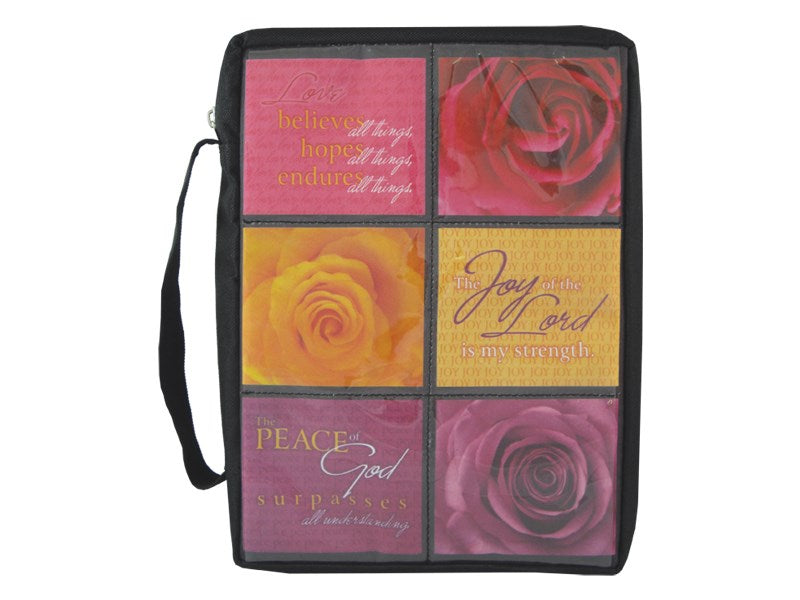 Bible Cover-Flowers-Photo Cover-Multi-LRG