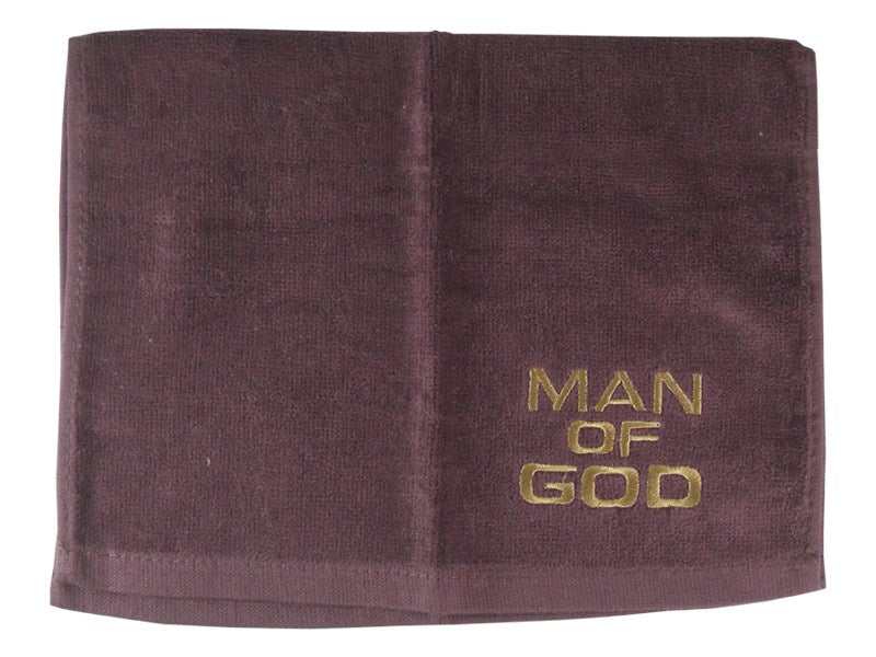 Towel-Pastor-Man Of God-Burgundy