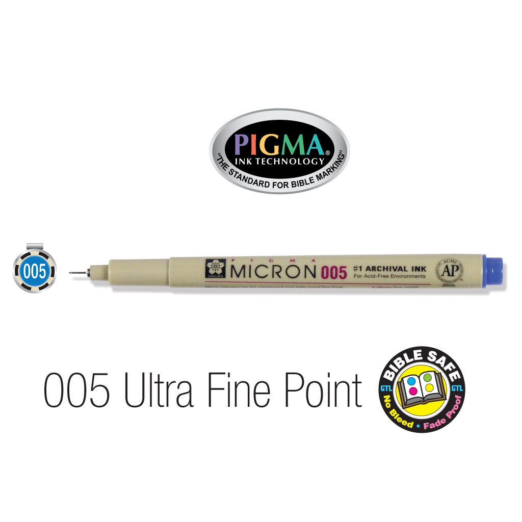 Pen-Pigma Micron Pen (005)-Blue