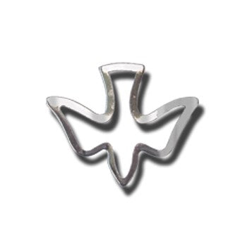 Lapel Pin-Dove (Silver) (Pack of 6)