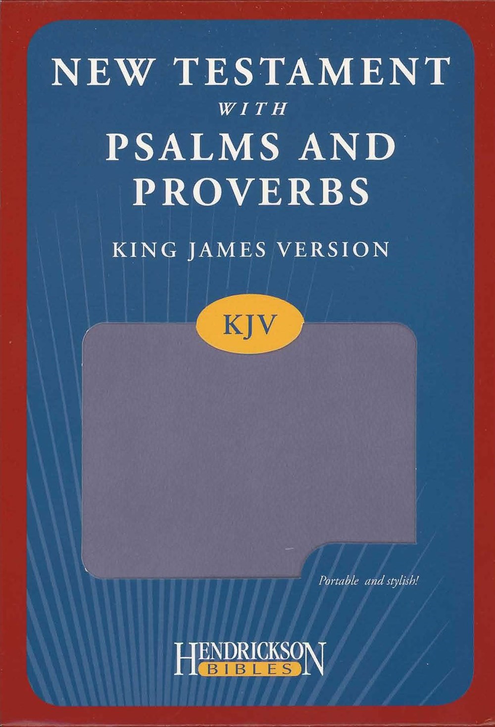 KJV New Testament With Psalms & Proverbs-Lilac Flexisoft