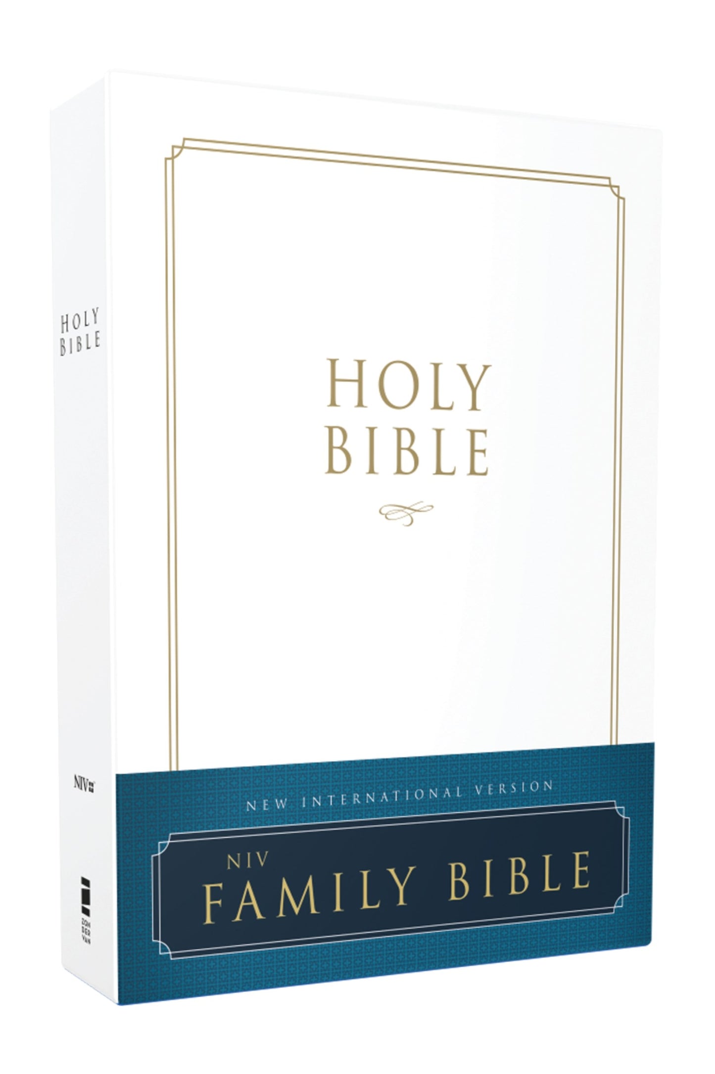 NIV Family Bible-White Hardcover