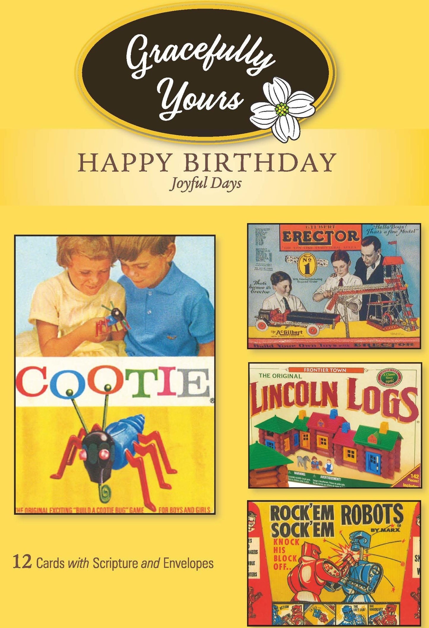 Boxed Card-Birthday-Joyful Day #66 (Pack Of 12)