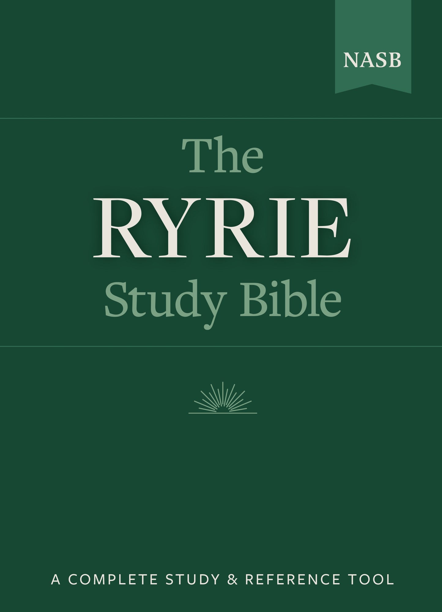 NASB The Ryrie Study Bible-Burgundy Genuine Leather Indexed