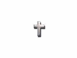 Lapel Pin-Cross (Silver) (1/2") (Pack Of 6)