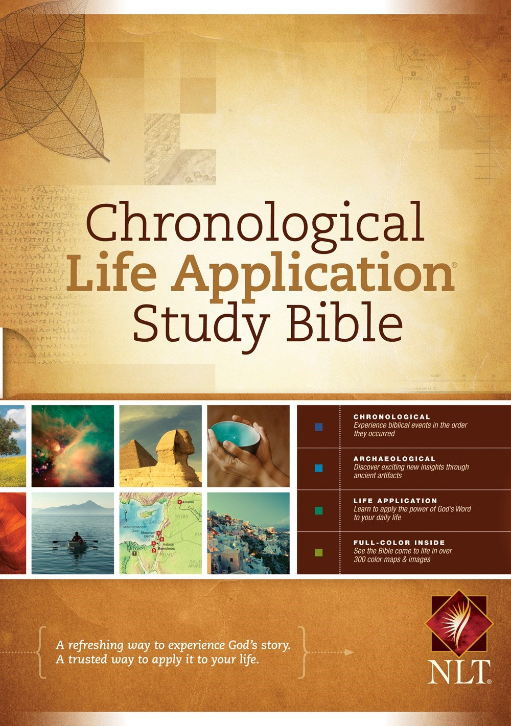 NLT Chronological Life Application Study Bible-Hardcover