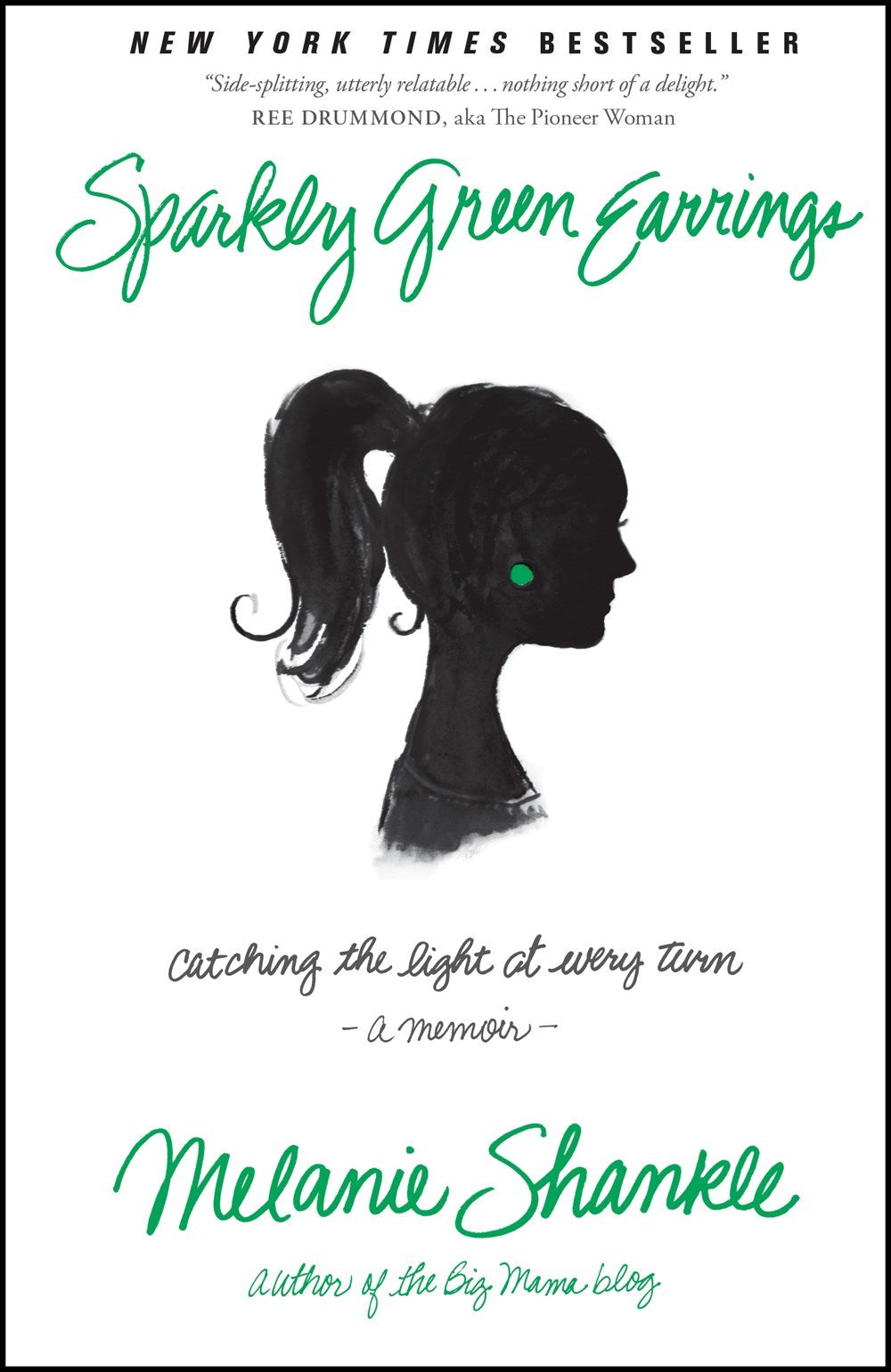 Sparkly Green Earrings