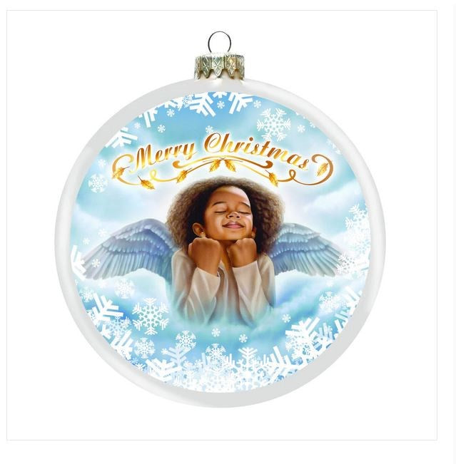 Ornament-Little Angel/Merry Christmas