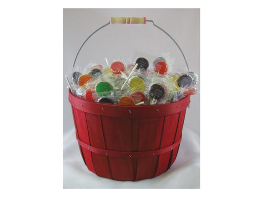 Candy-Assorted Jesus Loves You Lollipops w/Basket (Pack of 500)