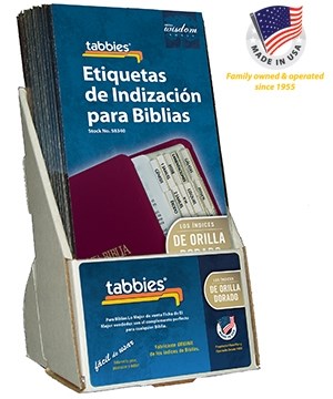 Spanish-Display-Bible Tab-Standard-Old & New Testament W/Catholic Books-Gold (Pack Of 20)