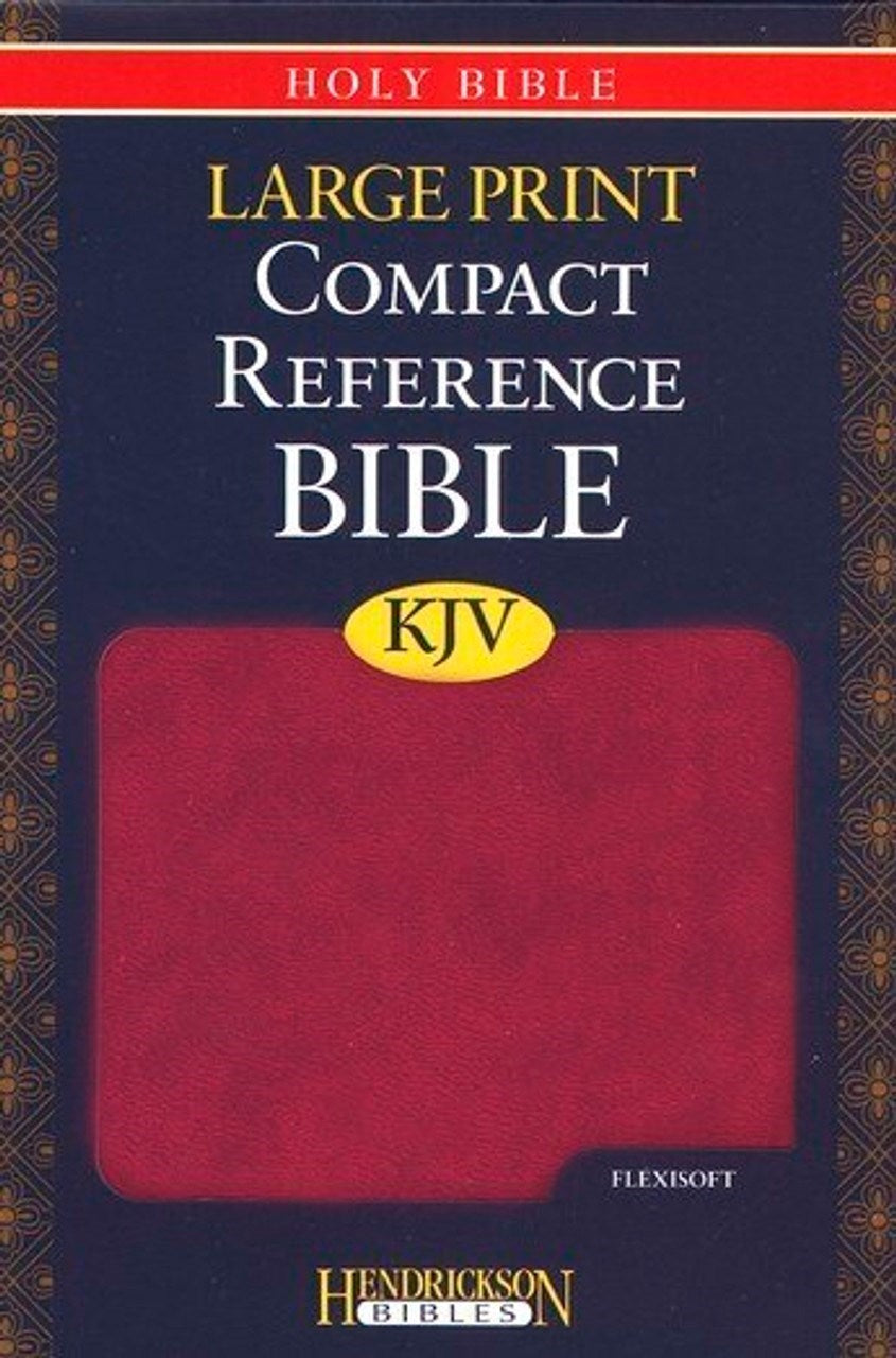 KJV Large Print Compact Reference Bible-Berry Flexisoft
