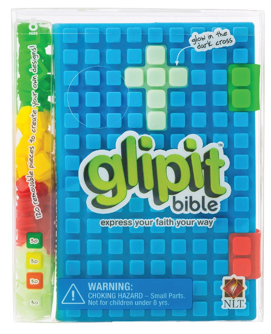 NLT Glipit Bible-Blue Silicone