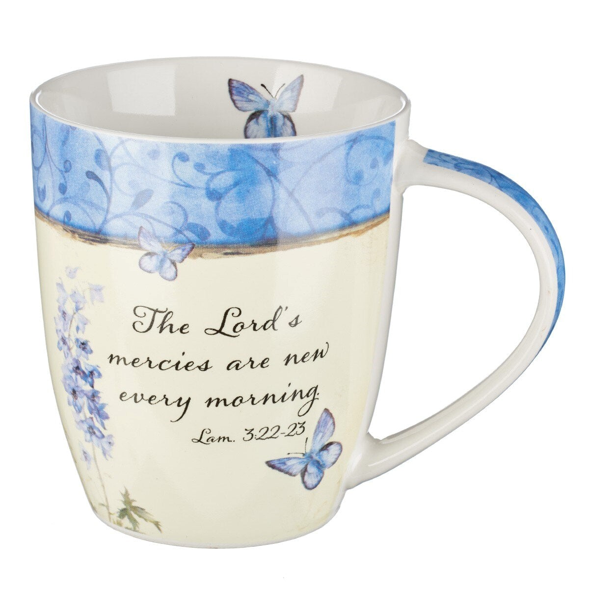 Mug-Lord's Mercies Are New Every Morning w/Gift Box (Lamentations 3:22-23) (MUG326)