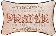 Pillow-Daily Devotions Prayer Pocket-I Said A Prayer For You... (12.5" x 8.5")