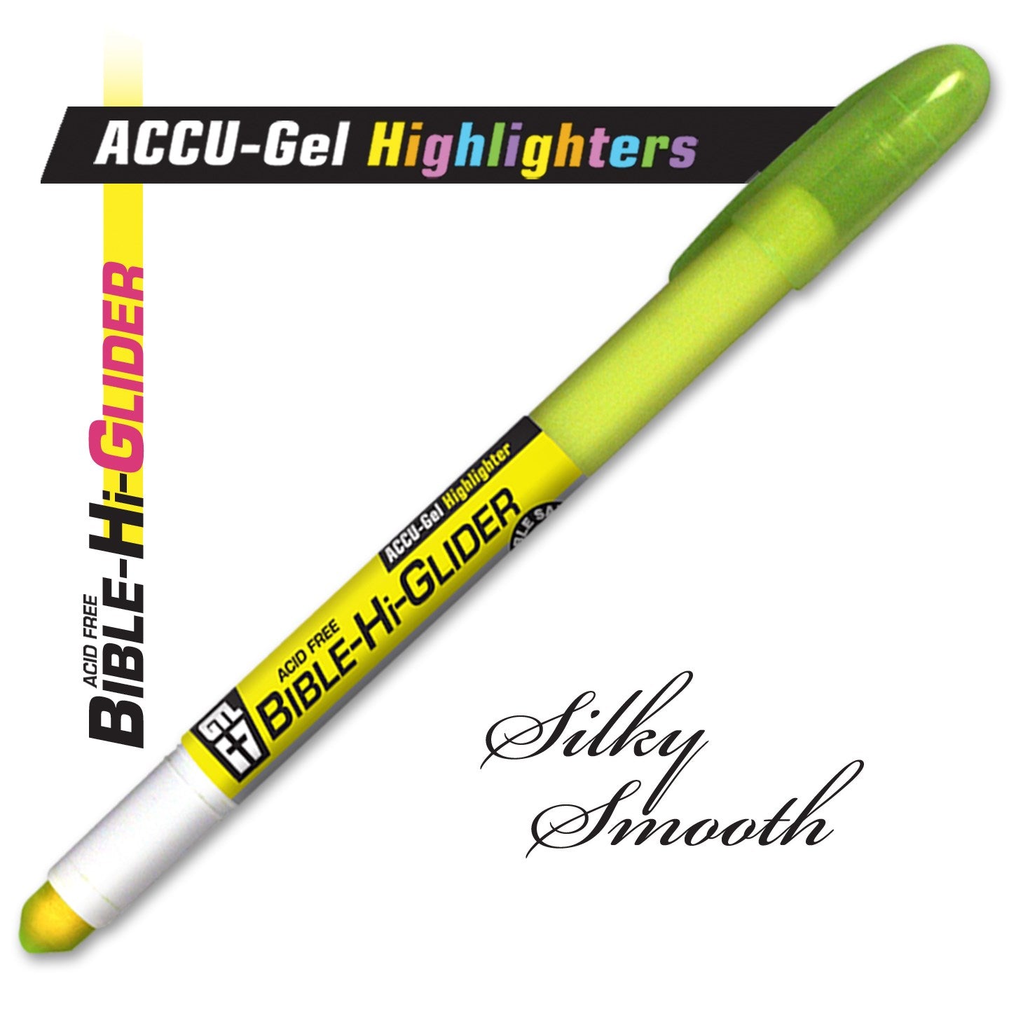 Highlighter-Accu-Gel Bible Hi-Glider-Yellow (Bx/12)